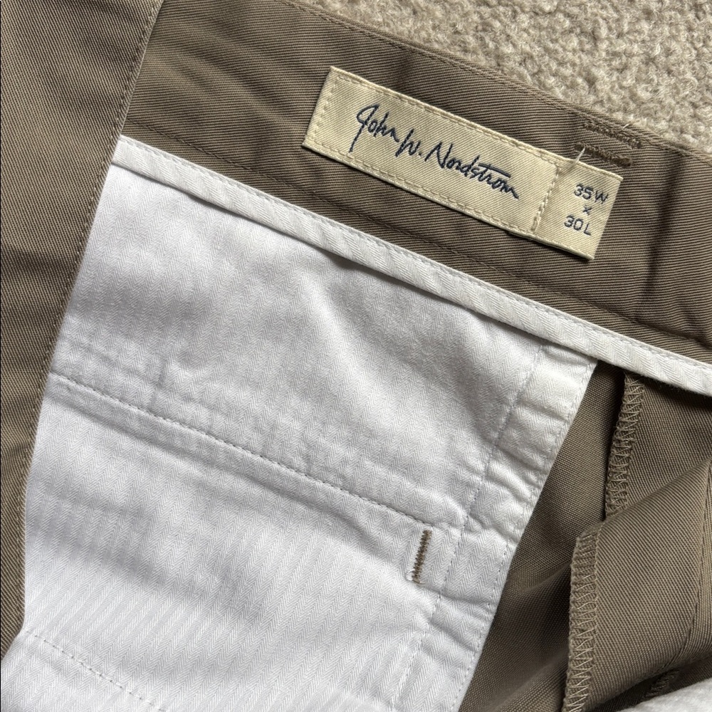 John W. Nordstrom Tan and White Trousers -2 pair for price of one